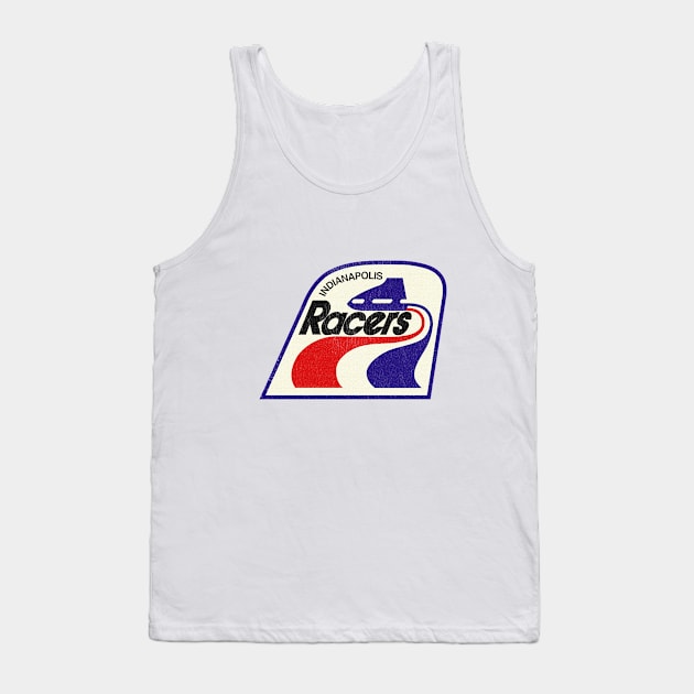 Retro Indianapolis Racers Hockey Tank Top by LocalZonly